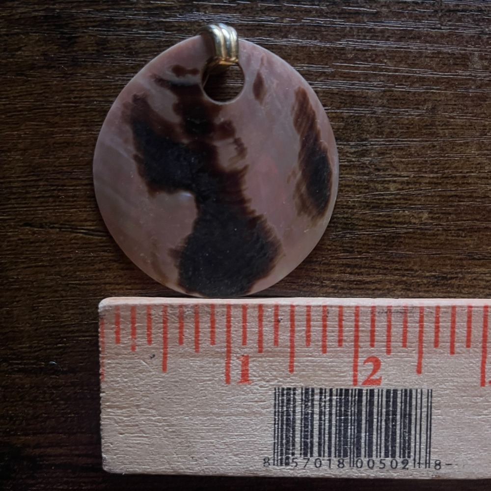 Vintage Mother of Pearl Tortoise Shell Earrings - Picture 3 of 4
